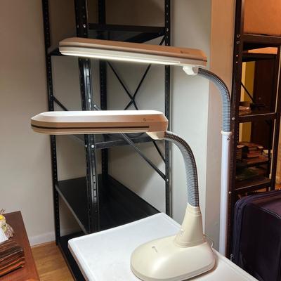 2 Ottlite Lamps - Desk & Floor