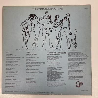 Vintage 33RPM Vinyl Record: The 5th Dimension - Portrait