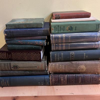 Antique Vintage Book Lot c. 1800s-1950s