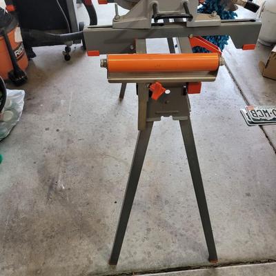10" Chicago electric compound miter saw with stand