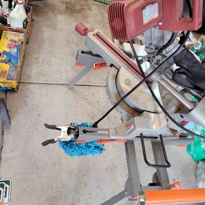 10" Chicago electric compound miter saw with stand
