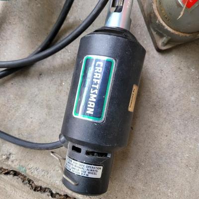 Lot of garage items and power tools