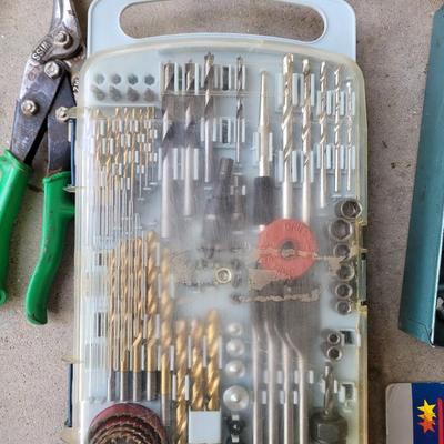 Lot of hand tools/bolts electrical and mystery item