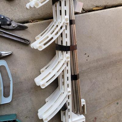 Lot of hand tools/bolts electrical and mystery item