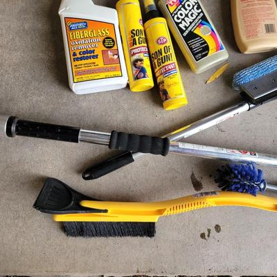 Lot of car care items