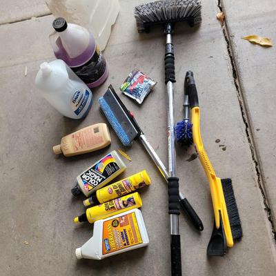 Lot of car care items