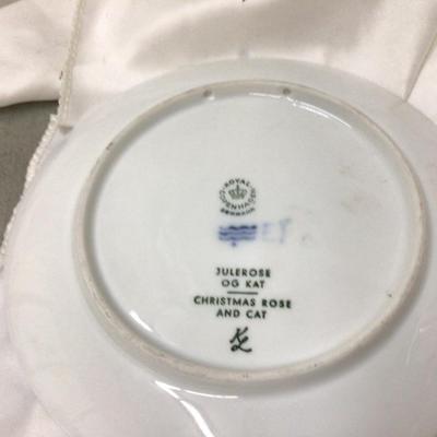 Royal Copenhagen Christmas Flow Blue Collector Plates 70, 80, 81