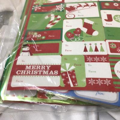 Hundreds of Christmas Present Tags.