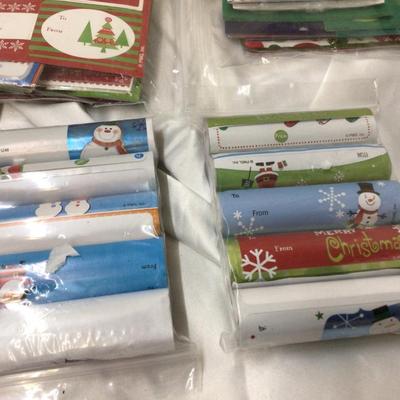 Hundreds of Christmas Present Tags.