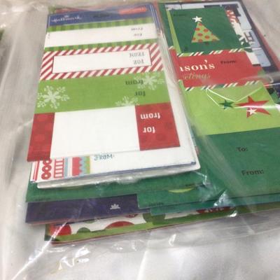 Hundreds of Christmas Present Tags.