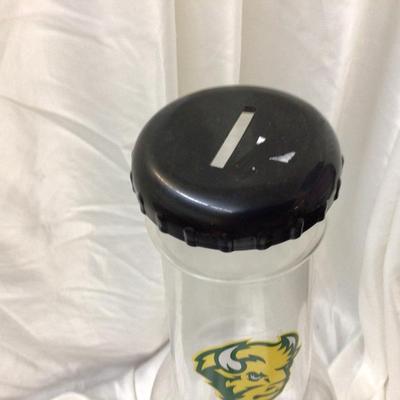 NDSU Bison Plastic Beer Bottle Bank