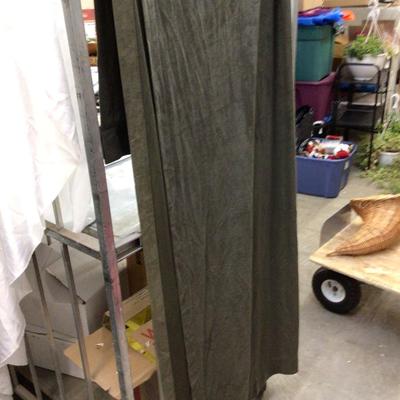 JC Penny 6 Panels Dark Green Curtains