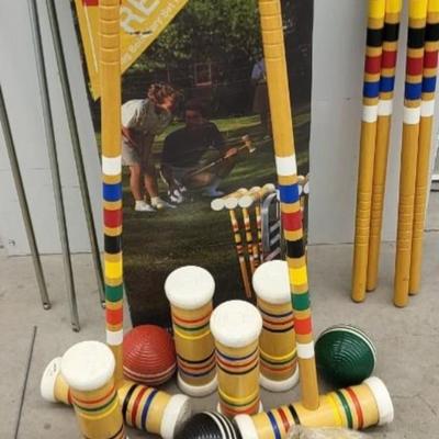 Vintage Forster Croquet Set Of Six