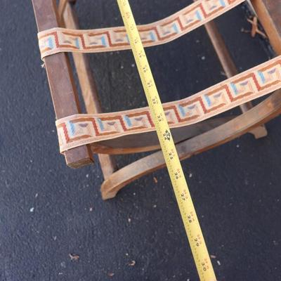 Vintage luggage folding stan