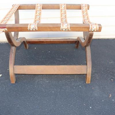 Vintage luggage folding stan