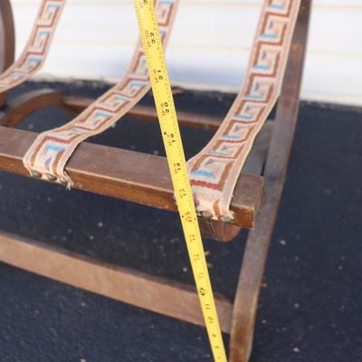 Vintage luggage folding stan