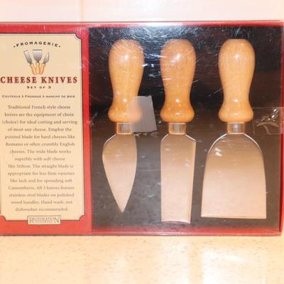 Fromagerie set of 3 cheese knives French style knives