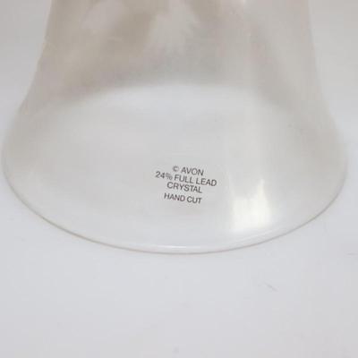 Avon full lead Crystal hand cut bell