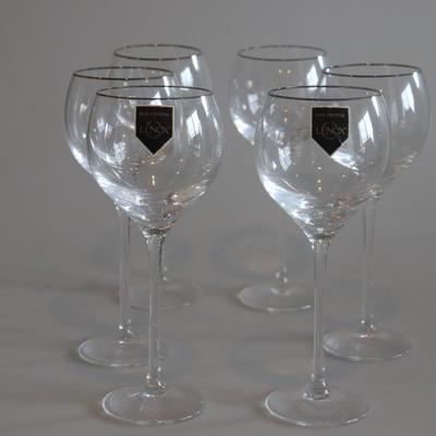 Lenox Crystal Wine Glasses set of 6