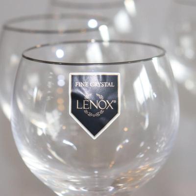 Lenox Crystal Wine Glasses set of 6