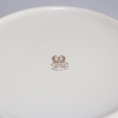 Lenox Lace Point Large Dinner plates