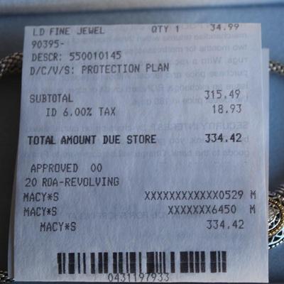 Effy D'Oro 925 Sterling Silver Popcorn 14K Trim Diamond oval Statement Necklace