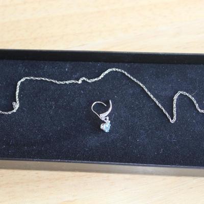 Braded silver necklace