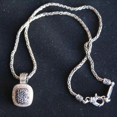 Jade and Silver Necklace