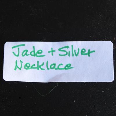 Jade and Silver Necklace