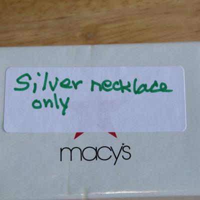 Silver Neckalce only