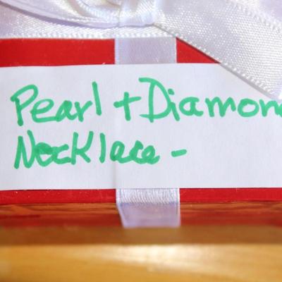 Diamon and Pearl Necklace