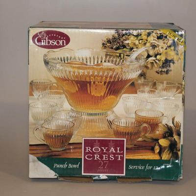 Royal Crest Punch Bowl