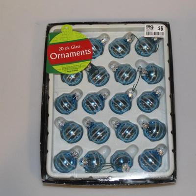 Blue 20pk Ornament