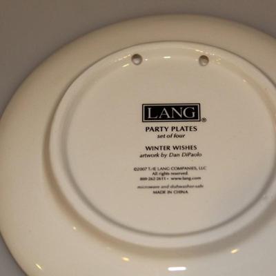 Lang Party Plates Christmas