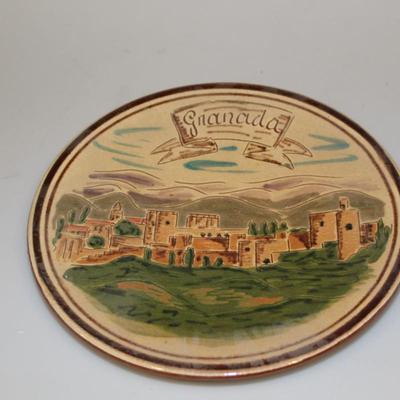 Vintage Decorative Ceramic 3D Plate 