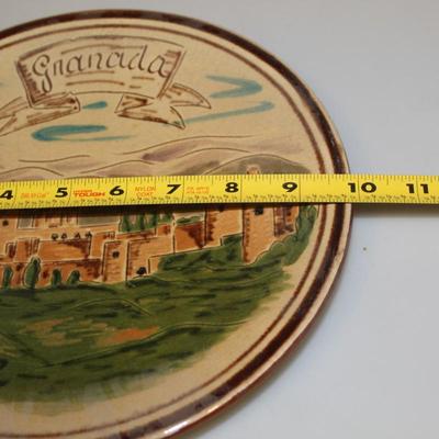 Vintage Decorative Ceramic 3D Plate 