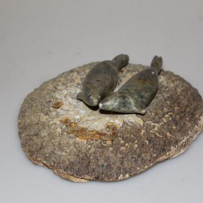 Alaska Seal Sculptures