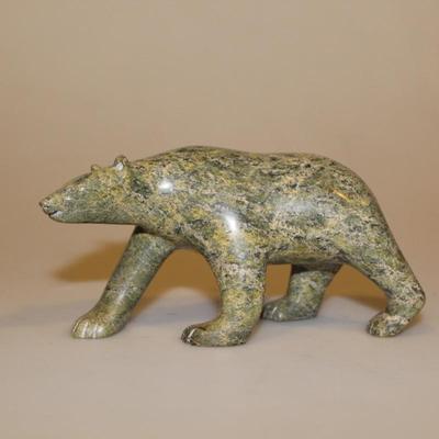 Grizzly Bear Marble Carving
