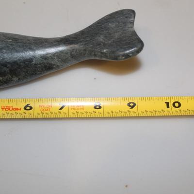 Marple carving whale