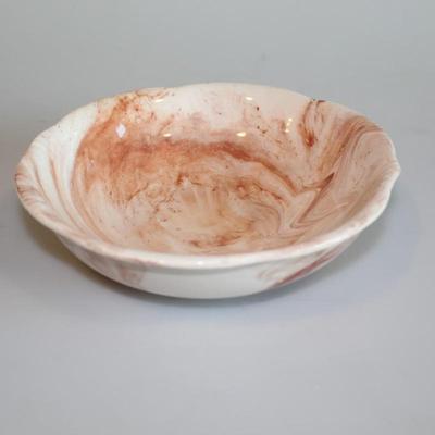 Marble colored bowl