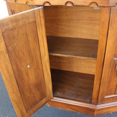 Midcentry Octagonal Drum End table