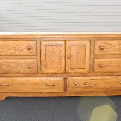 Light Solid Oak Dresser