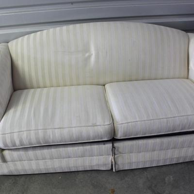 Stearns & Foster White Couch