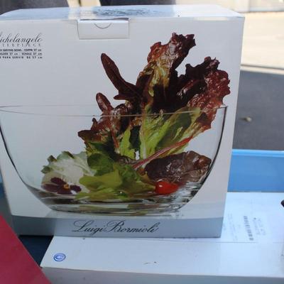 Luigi Bormioli Bowl Large 10 3/4" Michelangelo Masterpiece Italy NOS