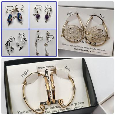 Handmade Ear Wraps & Ear Cuffs Various Styles - Gold Filled, Sterling