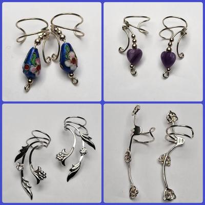 Handmade Ear Wraps & Ear Cuffs Various Styles - Gold Filled, Sterling