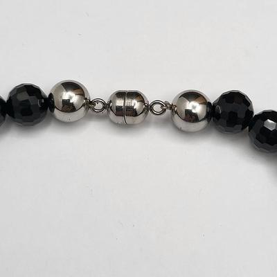 Various Jewelry Of Black Onyx, Crystal, Sterling Silver