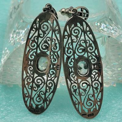 Various Jewelry Of Black Onyx, Crystal, Sterling Silver