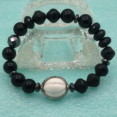 Various Jewelry Of Black Onyx, Crystal, Sterling Silver