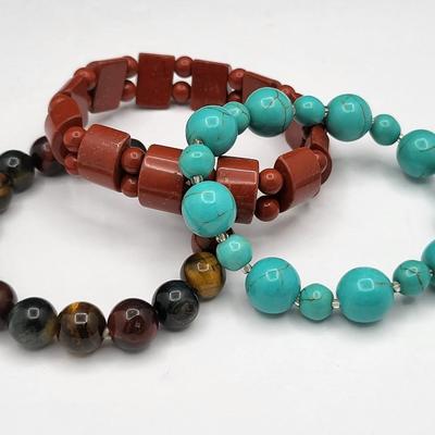 Semi-Precious Gemstone & Glass Bead Jewelry